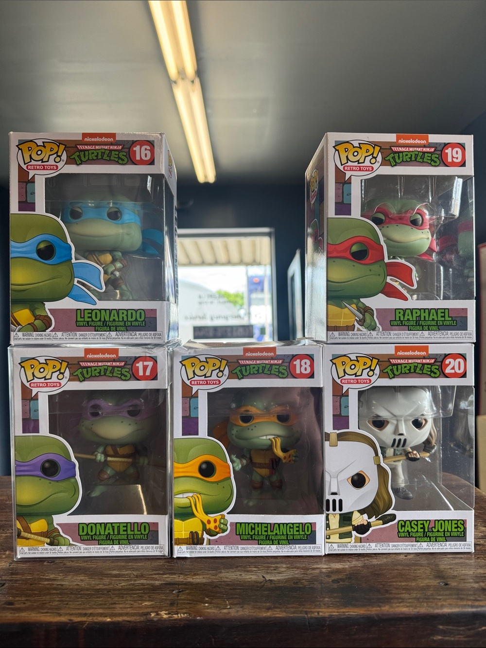 Funko Pop - full set - Teenage Mutant Ninja Turtles 16,17,18,19,20